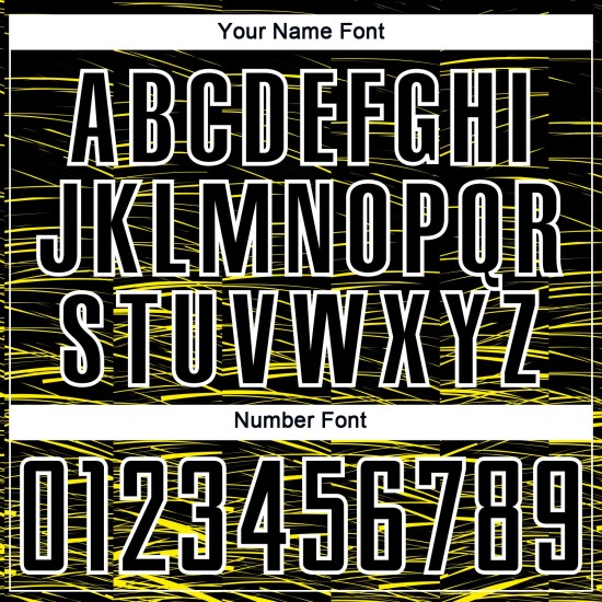 Sublimation Uniform Yellow-White Line Custom Black Light Jersey Soccer Sublimation Uniform Yellow-White Line Custom Black Light Jersey Soccer