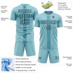 Sublimation Jersey Uniform Soccer Geometric Shapes Blue Black Custom Panther Sublimation Jersey Uniform Soccer Geometric Shapes Blue Black Custom Panther