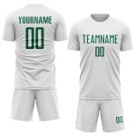 Jersey White Uniform Kelly Sublimation Green Custom Soccer