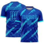Lakes Sublimation Soccer Royal Custom Jersey Blue Uniform