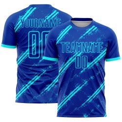Lakes Sublimation Soccer Royal Custom Jersey Blue Uniform