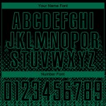 Shape Soccer Kelly Black Sublimation Uniform Green Custom Jersey Geometric Shape Soccer Kelly Black Sublimation Uniform Green Custom Jersey Geometric