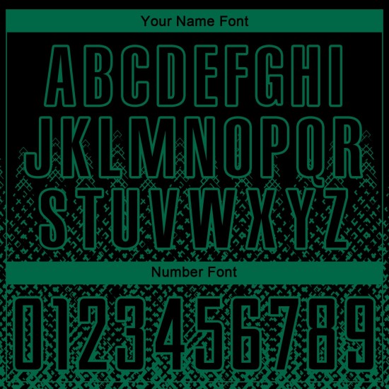 Shape Soccer Kelly Black Sublimation Uniform Green Custom Jersey Geometric Shape Soccer Kelly Black Sublimation Uniform Green Custom Jersey Geometric
