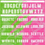 Uniform Jersey Scratch Soccer Pattern Custom Green-Pink Graffiti Sublimation Aurora