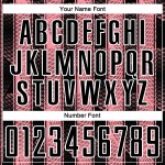 Uniform Abstract Black Pink-White Medium Custom Soccer Network Jersey Sublimation Uniform Abstract Black Pink-White Medium Custom Soccer Network Jersey Sublimation