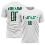 Jersey White Uniform Kelly Sublimation Green Custom Soccer