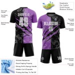 Purple Scratch Graffiti Jersey Pattern Black-Medium Custom Uniform Soccer Sublimation Purple Scratch Graffiti Jersey Pattern Black-Medium Custom Uniform Soccer Sublimation