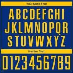Yellow Royal Sublimation Uniform Jersey Soccer Custom