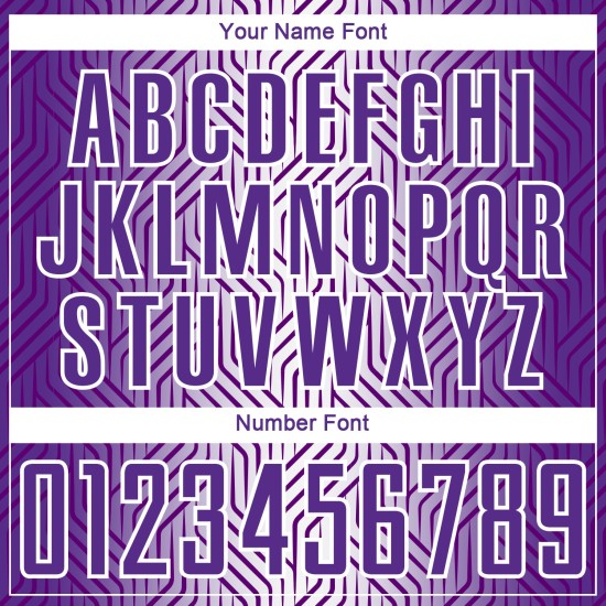 Purple Soccer Uniform Sublimation White Jersey Custom Lines