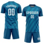 Sublimation Uniform Custom Jersey White Soccer Teal Sublimation Uniform Custom Jersey White Soccer Teal