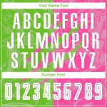 Uniform Jersey Scratch Soccer Pattern Custom Green-Pink Graffiti Sublimation Aurora