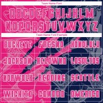 Sublimation Hot Scratch Jersey Custom Graffiti Uniform Pattern Pink-Navy Soccer Sublimation Hot Scratch Jersey Custom Graffiti Uniform Pattern Pink-Navy Soccer